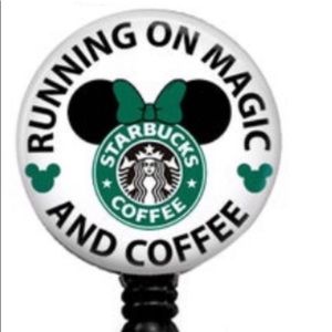 Disney Starbucks Badge Reel